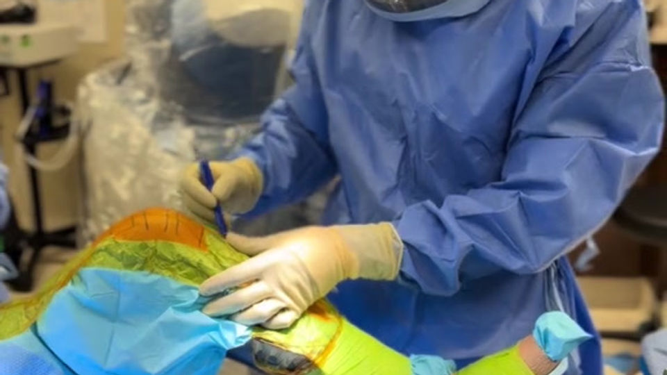 Knee Surgery Prep | Ioban Draping & Incision Planning
